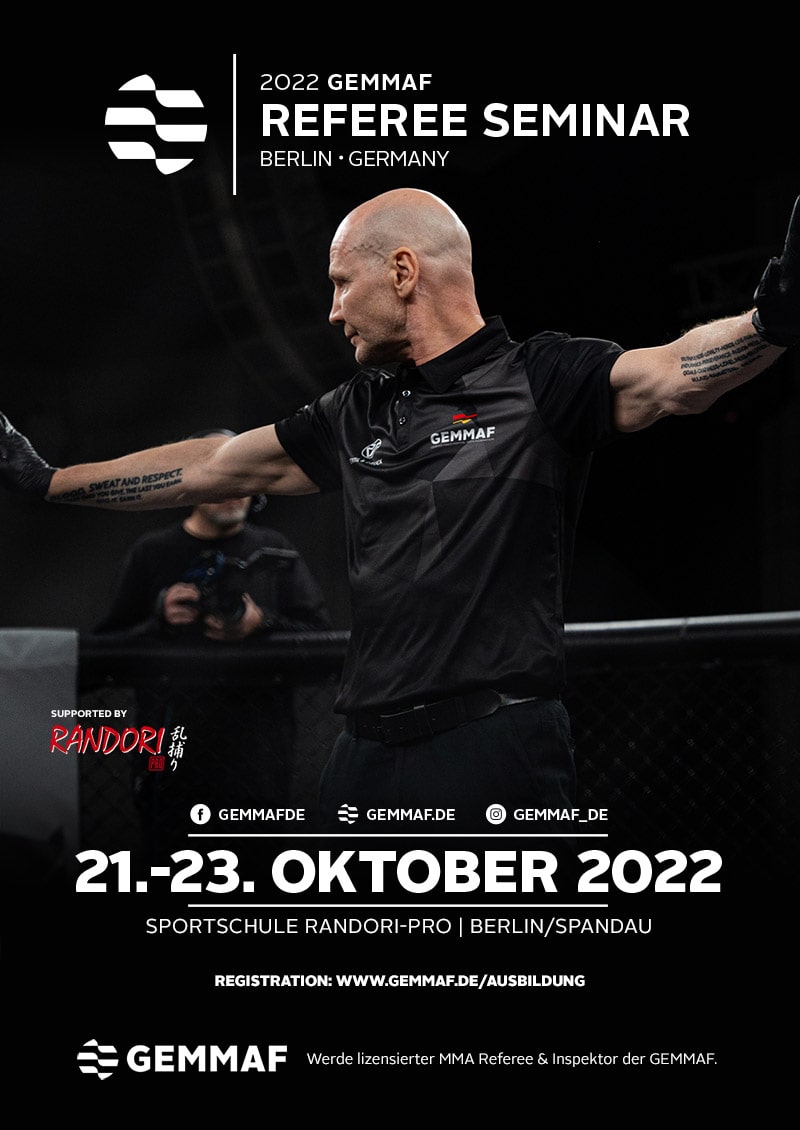Referee Ausbildung 2022 GEMMAF | Plakat
