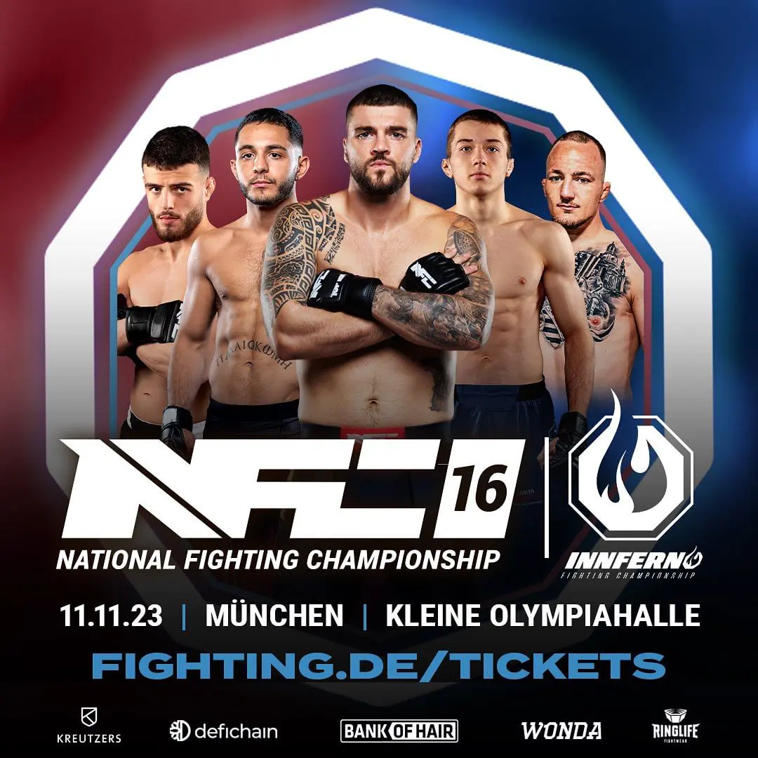 NFC 16 | München | National Fighting Championship & Innferno FC Kooperation
